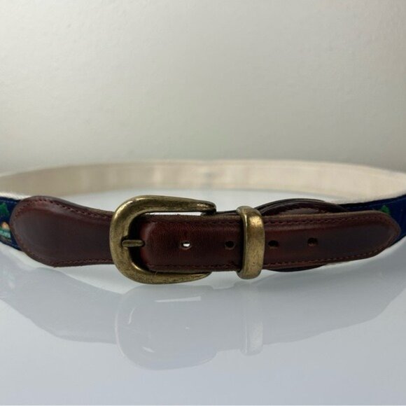 U.S. Open Golf Torrey Pines 2008 YRI Belt Sz 38 Waist Cloth Leather - Picture 3 of 16